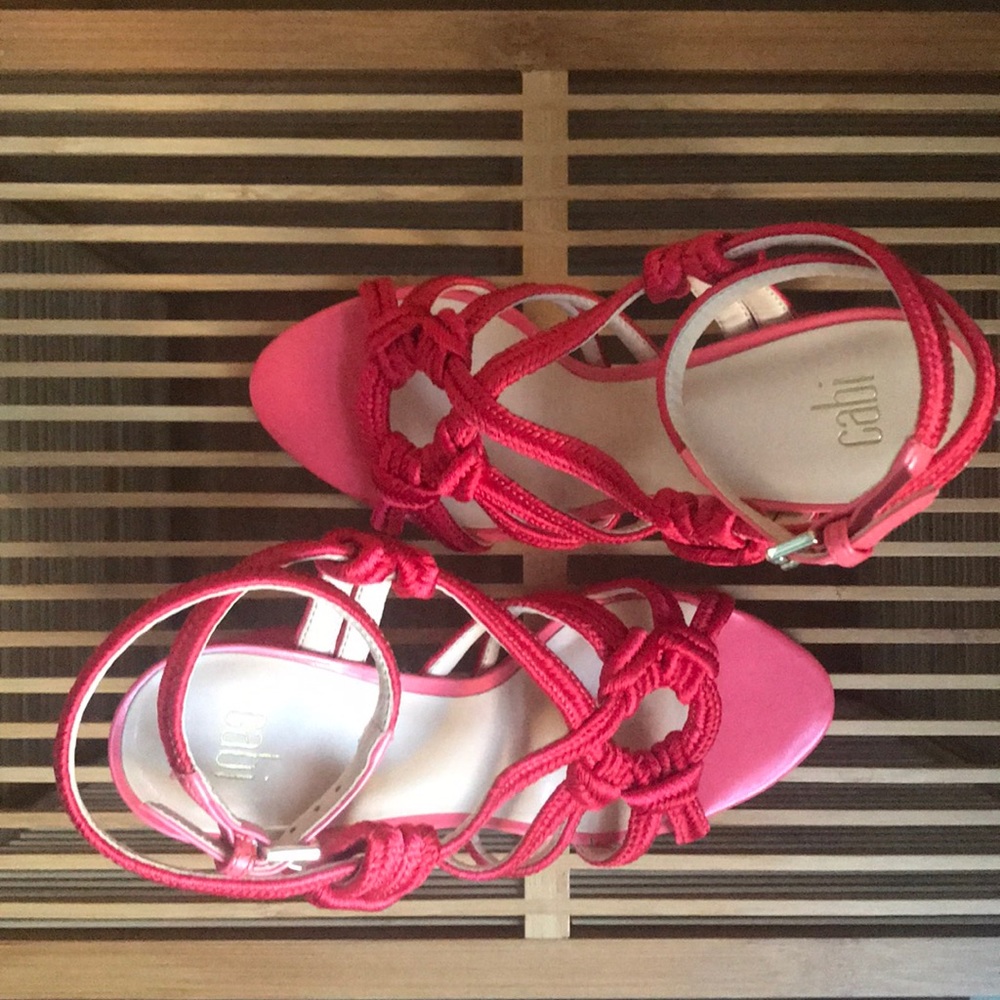 Cabi ankle wrap sandals